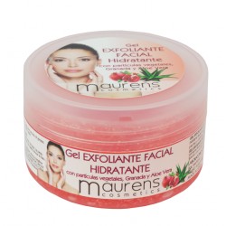 Gel Exfoliante facial Hidratante con partículas de Granada y Aloe Vera 200 ml