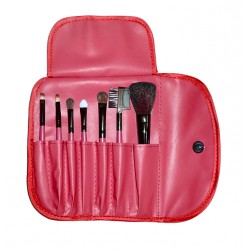 Manta de 7 pinceles rosa