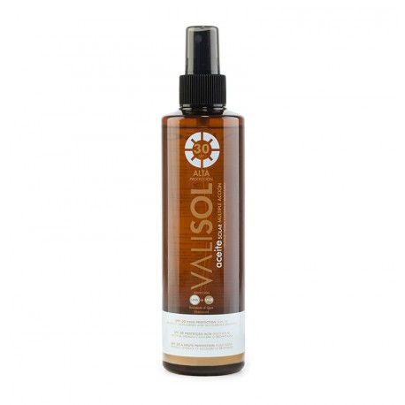 Aceite bronceador no graso SPF30 Valisol 250ml