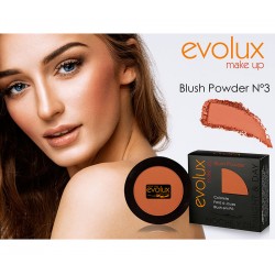 Colorete compacto Evolux Blush Nº3