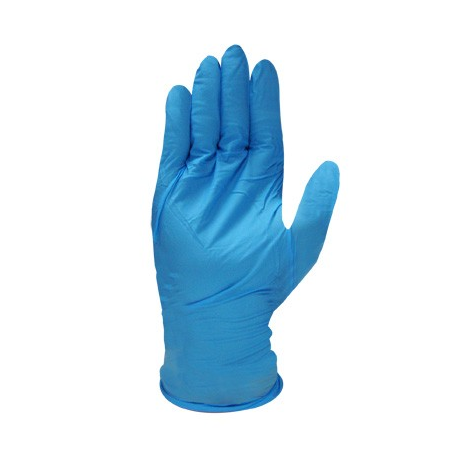 Guante Nitrilo azul