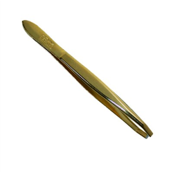 Pinza Depilar Dorada