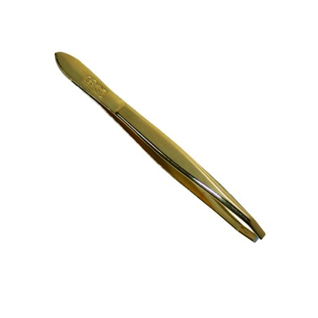 Pinza Depilar Dorada