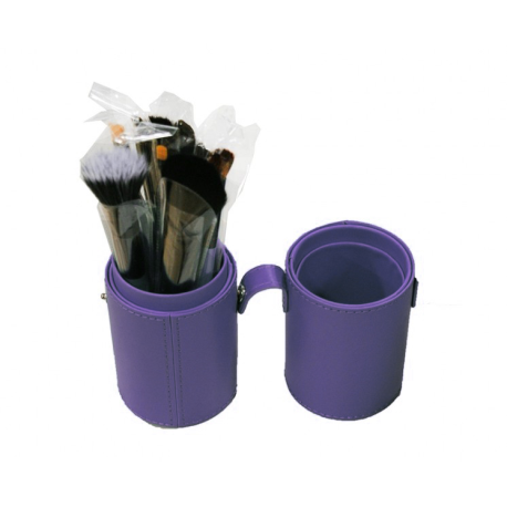 Cubilete 12 pinceles morado Boar Line